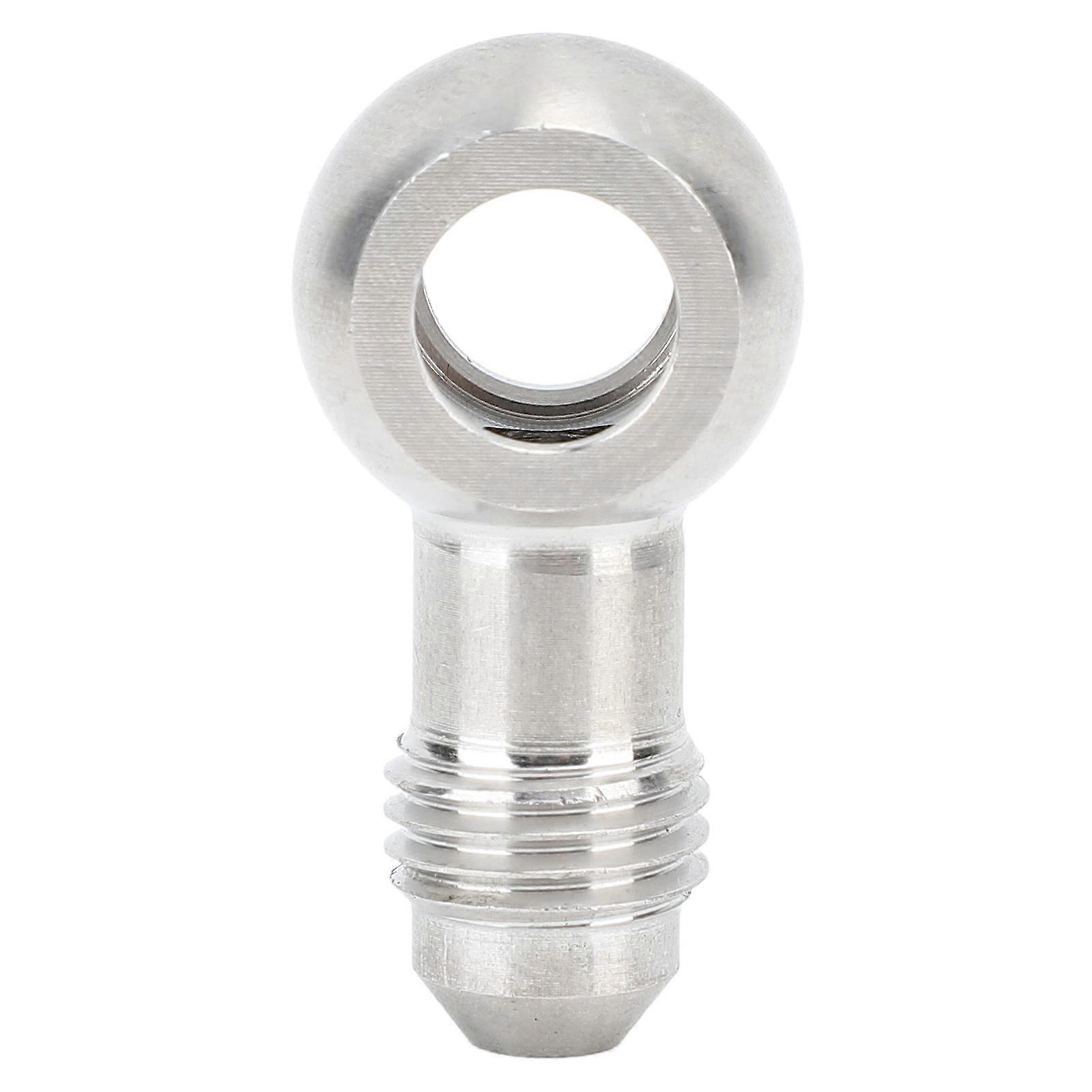 8mm to AN‑4 Banjo Fuel Hose Fitting Stainless Steel Male Oil Fuel Hose Fitting Adapter Connector for Pipeline Fluid Flow Control