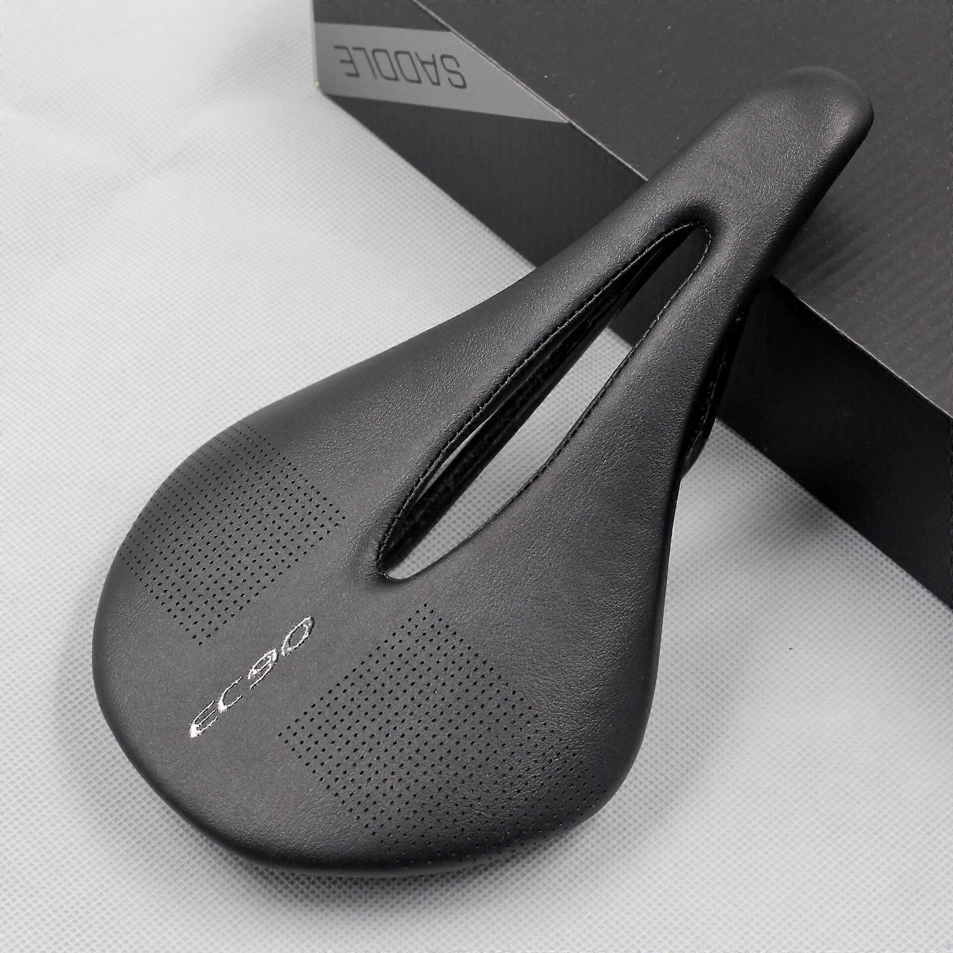 EC90 Mountain Bike Saddle Carbon Fiber Leather Cushion Road