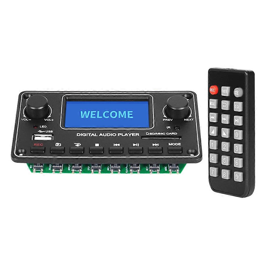 Wireless Bluetooth-compatible MP3 Decoder Board Radio MP3 Music Player Recording