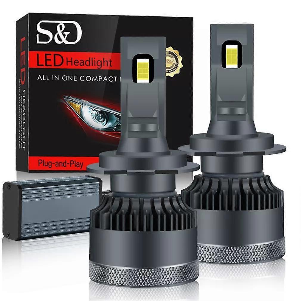 130W H7 Led H4 H1 H8 H11 9005 HB3 9006 HB4 LED Bulb 80000LM F5 Plus Car Headlight Canbus 3570 CSP Auto Turbo 6000K White 12V 24V