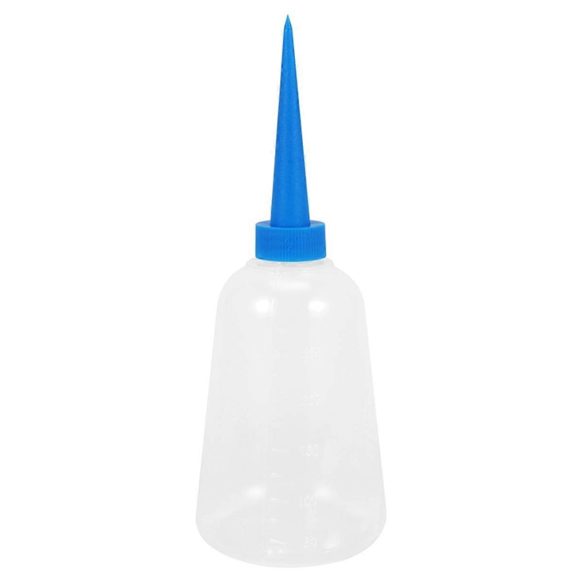 250ml Clear White Blue Plastic Liquid Glue Applicator Bottle