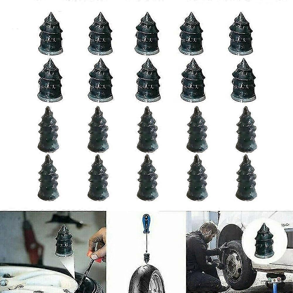 10/20x Tubeless Tyre Vacuum Tire Rep Rubber For Car Cycle