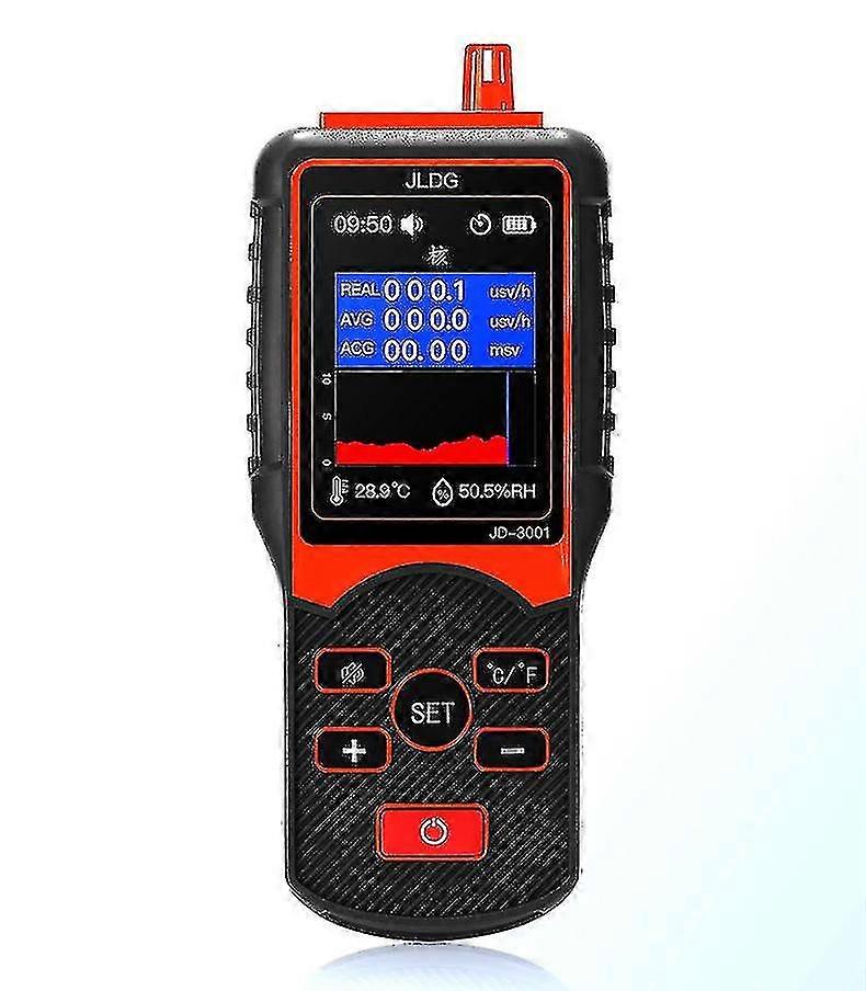 With Calibration Certificate Jd-3001 Geiger Counter Nuclear Radiation Detector Electromagnetic Radiation Detector