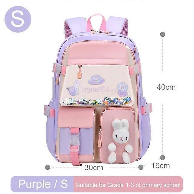 Coréen Sacs D’école Sacs À Dos Pour Filles Étudiant 7-14 Ans Imperméable Multi Poches Kawaii Mochila Sacs À Dos Pour Écoliers Sacs À Dos