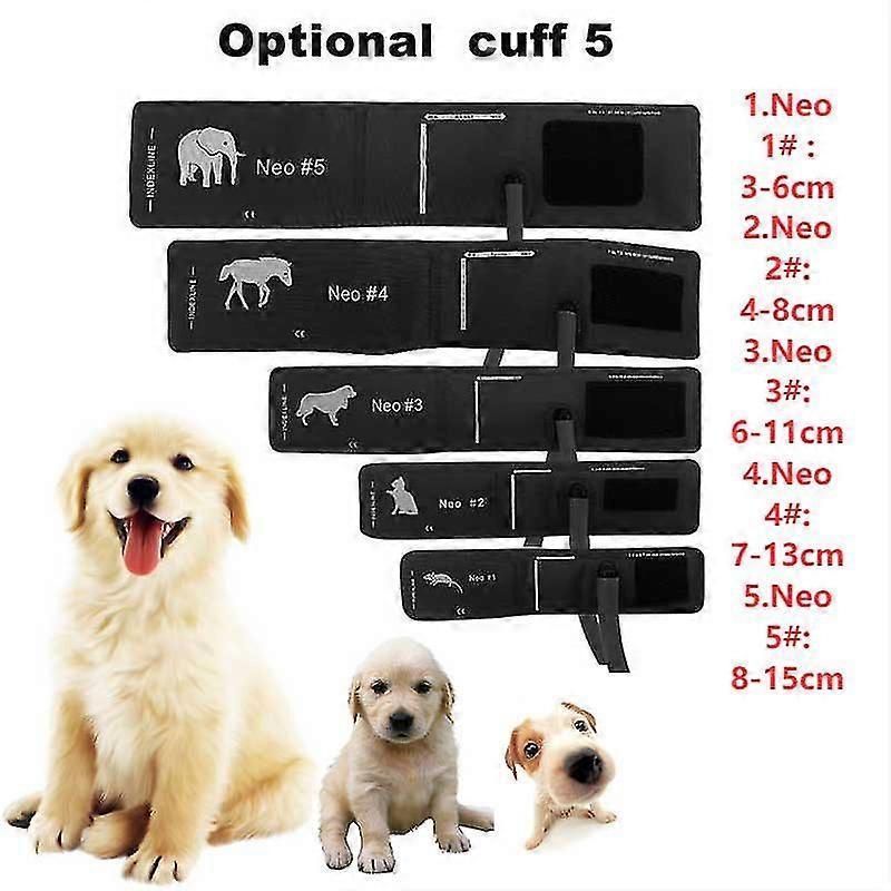 Vet Use Cuff Animals Cuff 08a Veterinary Blood Pressure Monitor Cuff 5 Types Mouse/cat/dog/horse/elephant With Connector Banmo