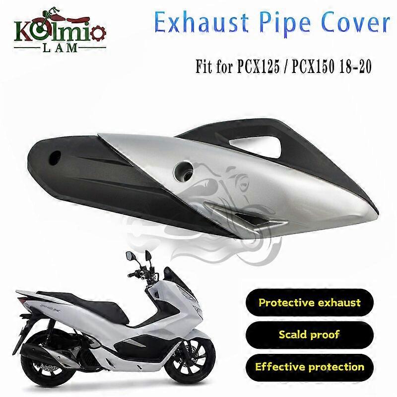 Fit for HONDA 2018 - 2020 PCX125 PCX150 Motorcycle Accessories Exhaust Pipe Cover Cowl Protector PCX 125 150 2019 Motorcycle Elbow & Wrist Guards