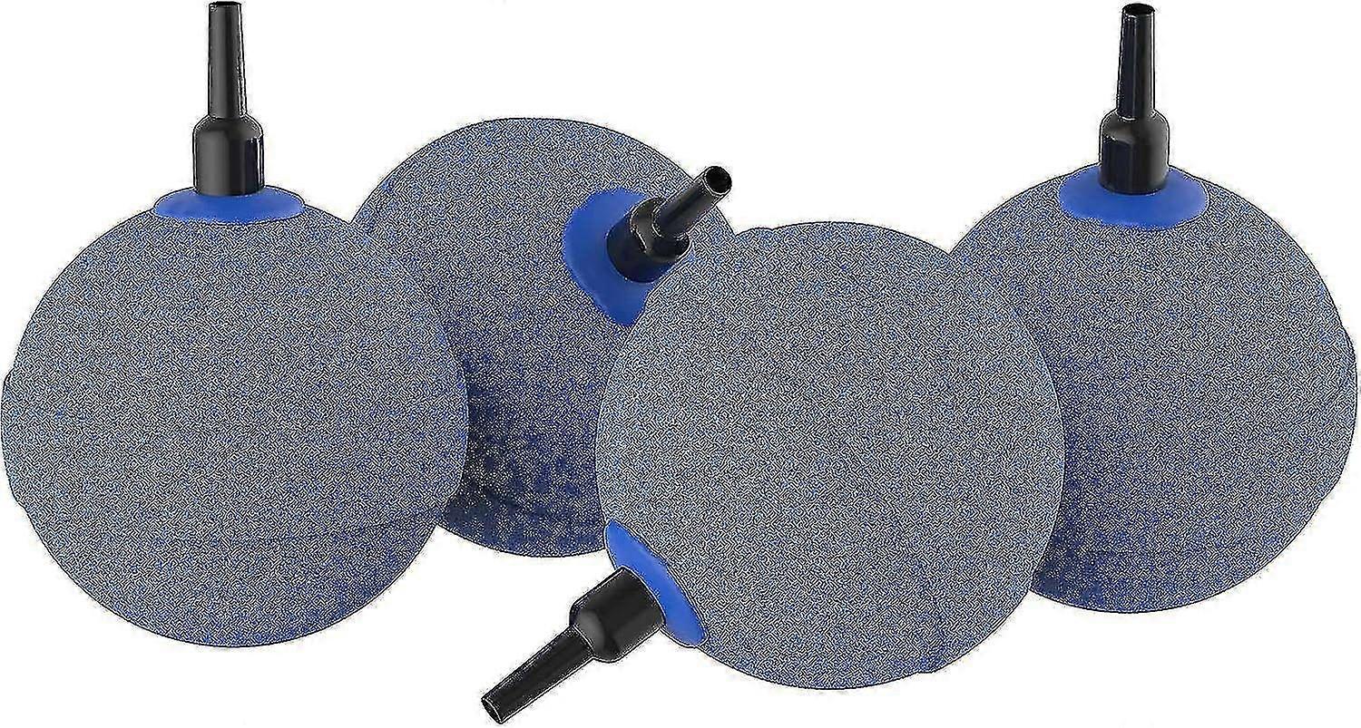 Aquarium Air Stone Bubbler 5cm Ball-shaped Oxygen Diffuser - 4 Pack