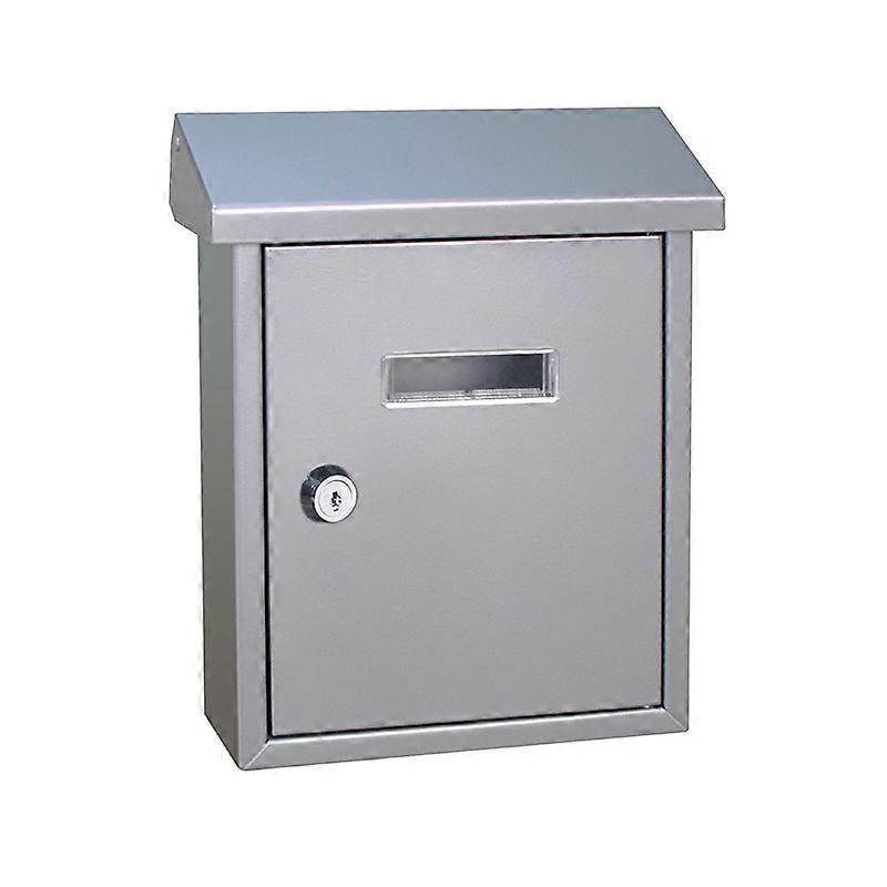 עמיד בפני מזג אוויר קיר הר תיבת דואר-חיצוני מפתח מתכת מגולוון קיבולת גדולה, בית כפרי מסחרי דקורטיבי ומשרדי חבילת קופסת חבילות עסקית דרו