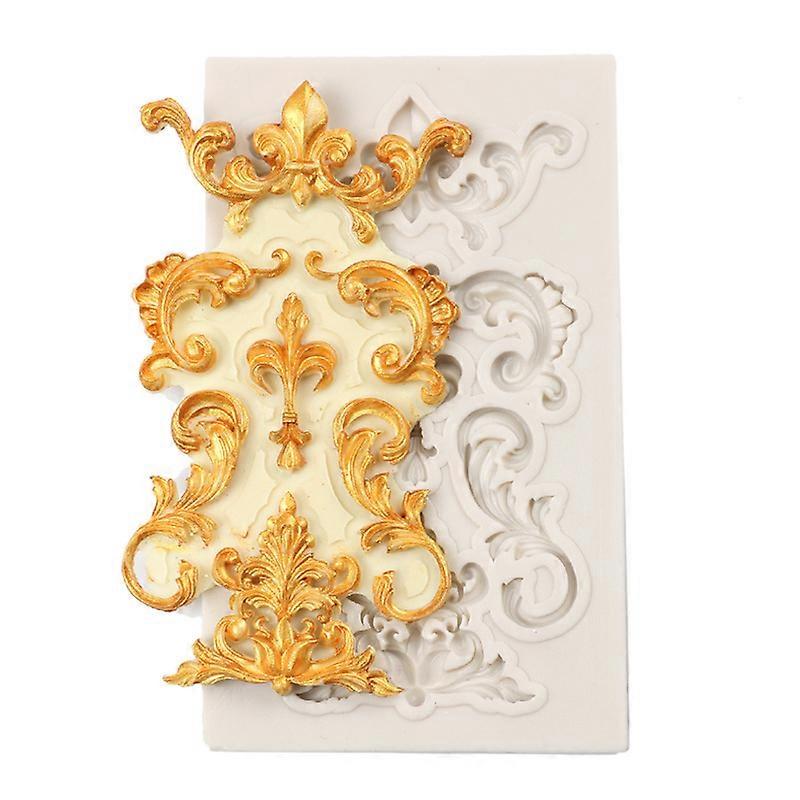 Baroque relief cake decorative mold - 1PC