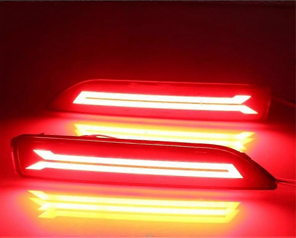 Car Flashing Multi-function LED Reflector Lamp Rear Fog Lamp Bumper Light Brake Light For Honda BRV BR-V 2015 2016 2017 2018