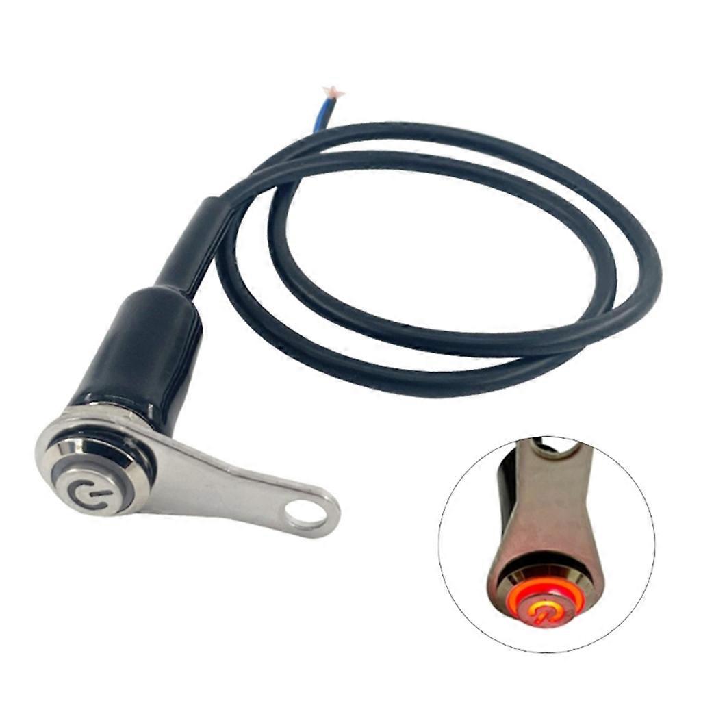 Universal Engine Kill Switch On Off Button Self-return Reset Switch Button Bike