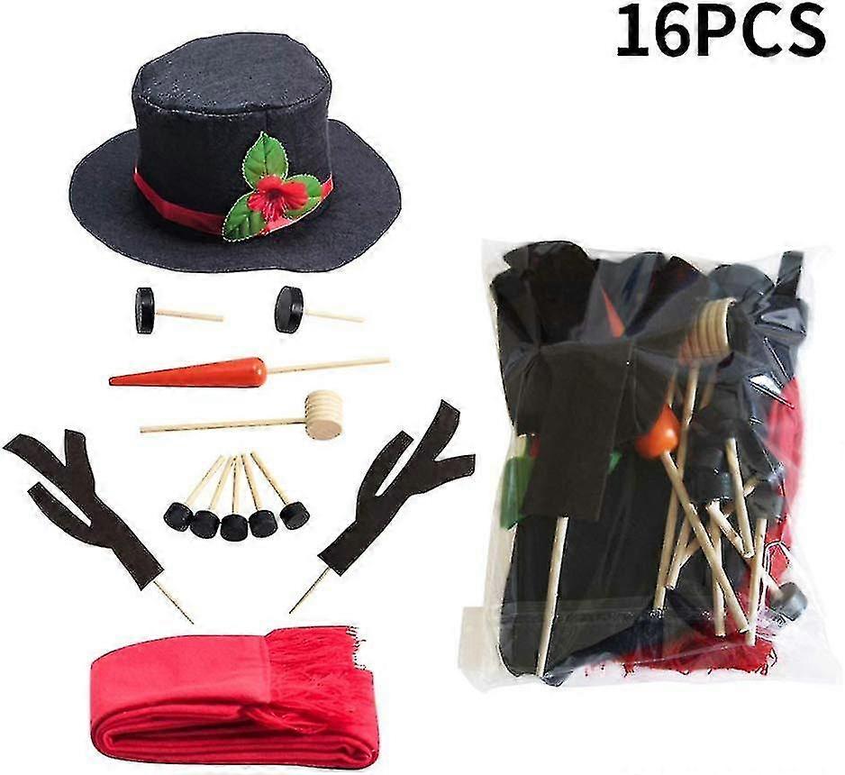 Jul snögubbe dekorera kit snögubbe gör kit vinterfest leksaker