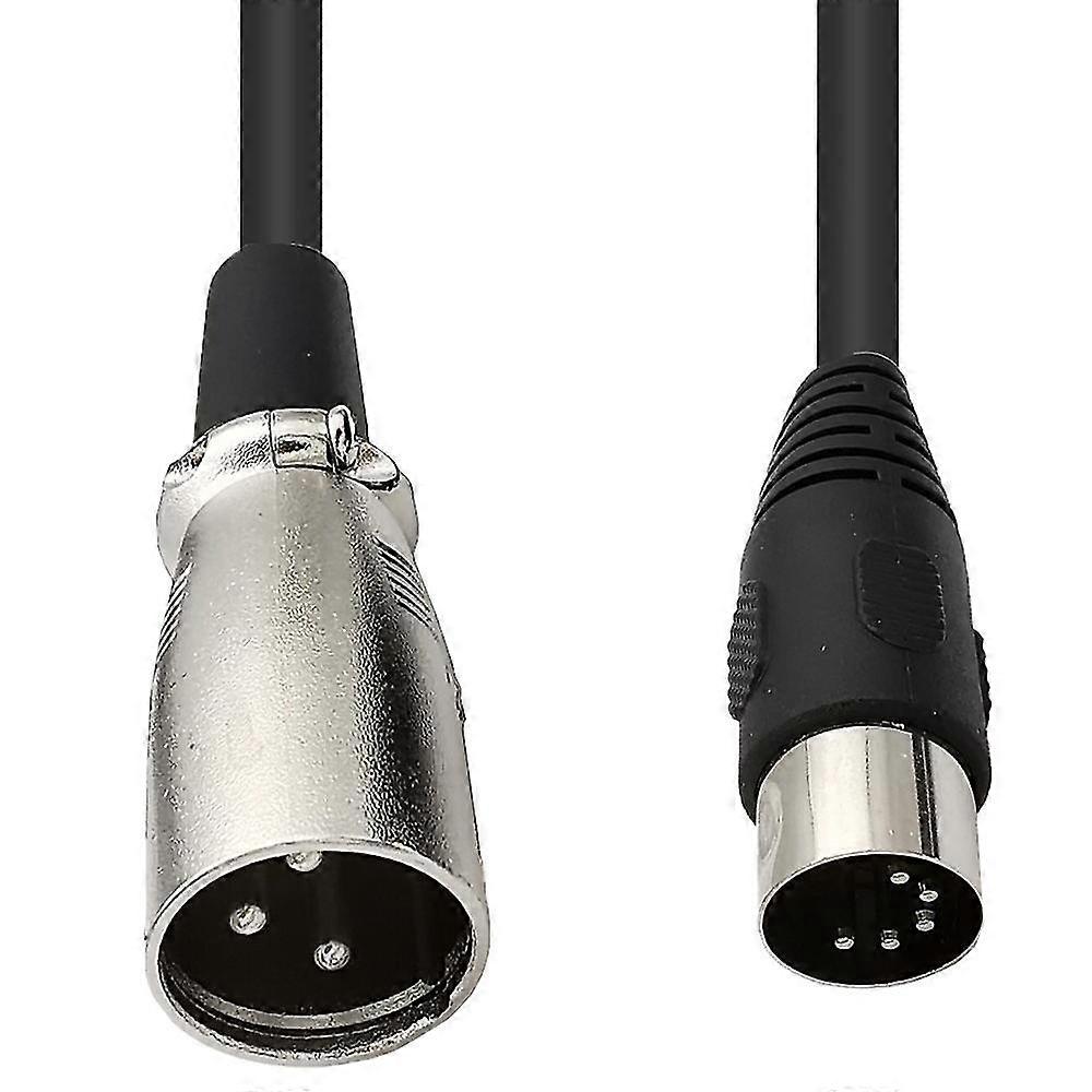 Born Pretty Large Din 5Pin Zu Xlr Xlr Stecker und Buchse Audiokabel Midi zu Xlr Adapterkabel 0,5m 1,5m 5ft Tw