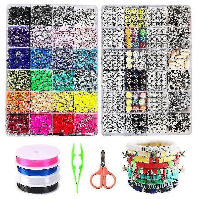 Clay Beads Disc Beads Making Kit For Child Polymer Clay Discs