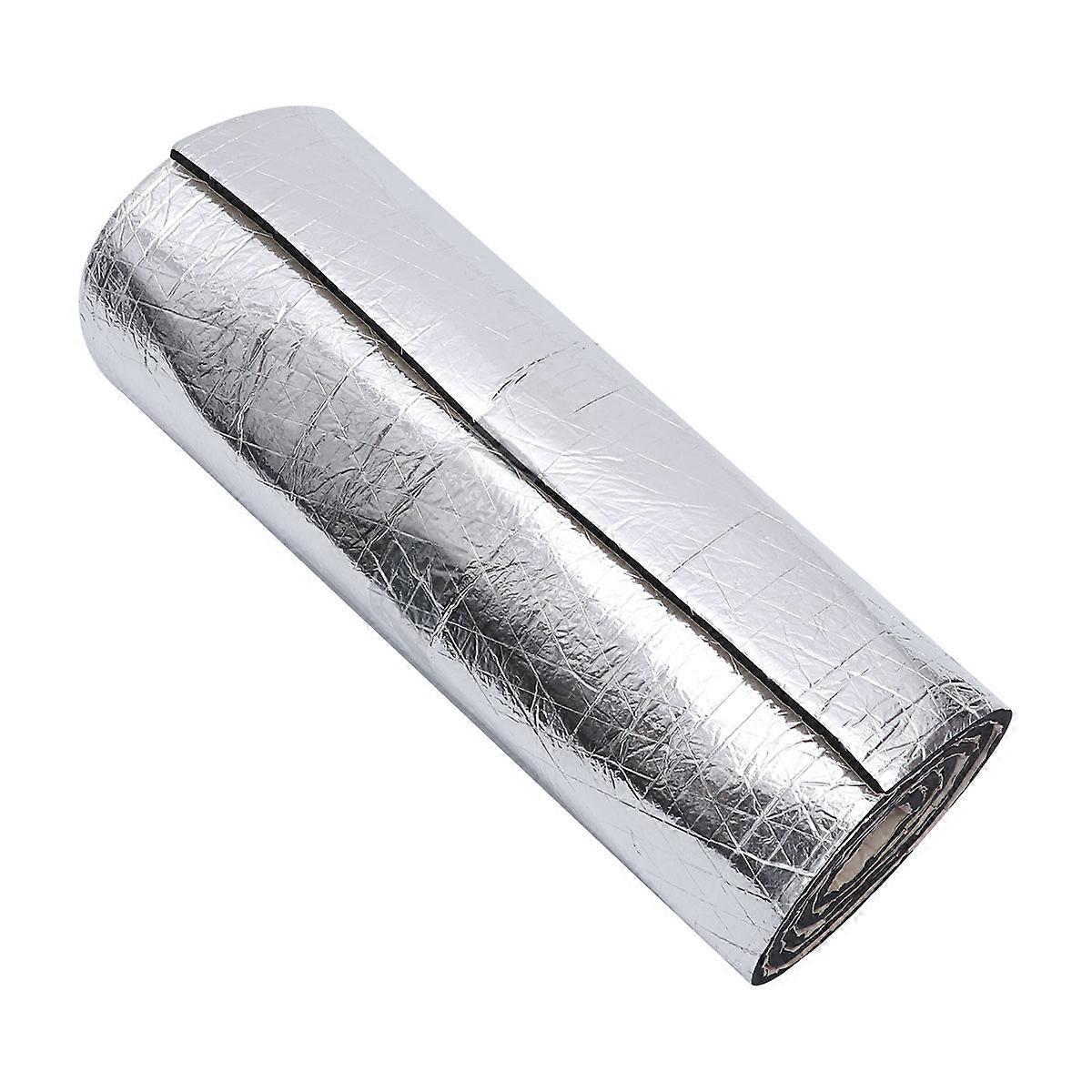 1 Rotolo 10MM Auto Calore Fonoassorbente Foglio di Alluminio Spessore Isolamento Acustico Cotone Bagagliaio A Quattro Porte Auto Completa Fonoassorbente Cotone Plastica Gomma Accesso