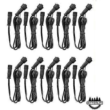 10 darabos vízálló hosszabbító kábel LED-es mélysugárzókhoz