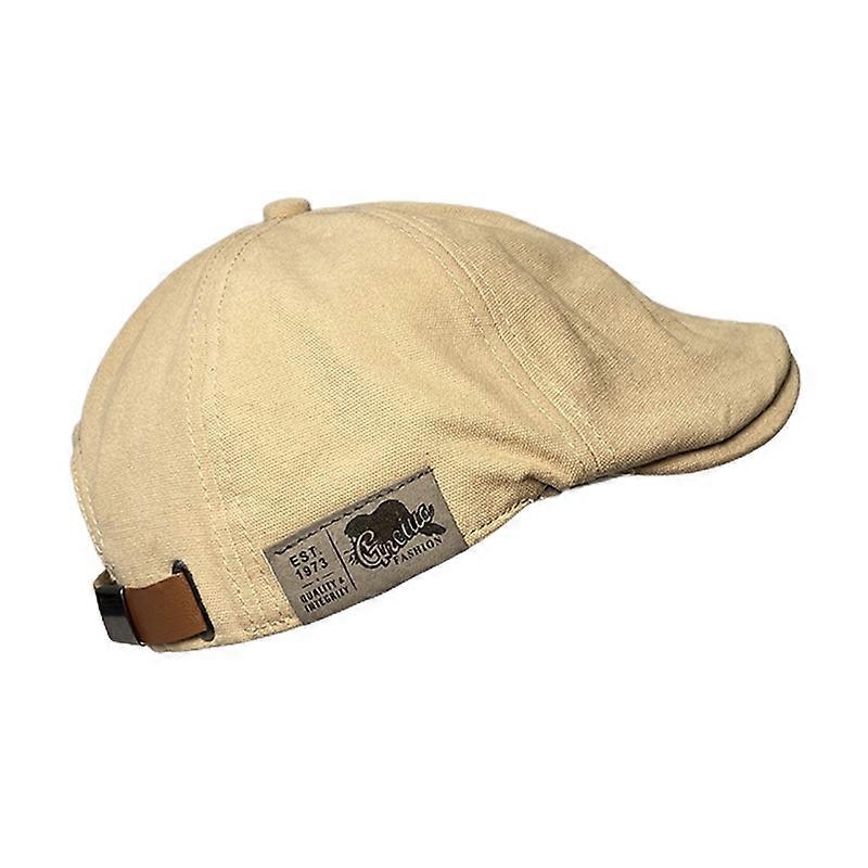 Geweldige Cap Solid Color Western Style Mannen Baret