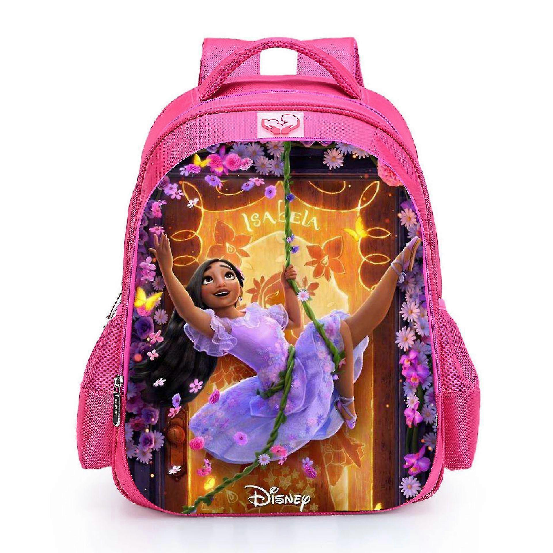 Encanto Childrens Schoolbag Rose Red Backpack
