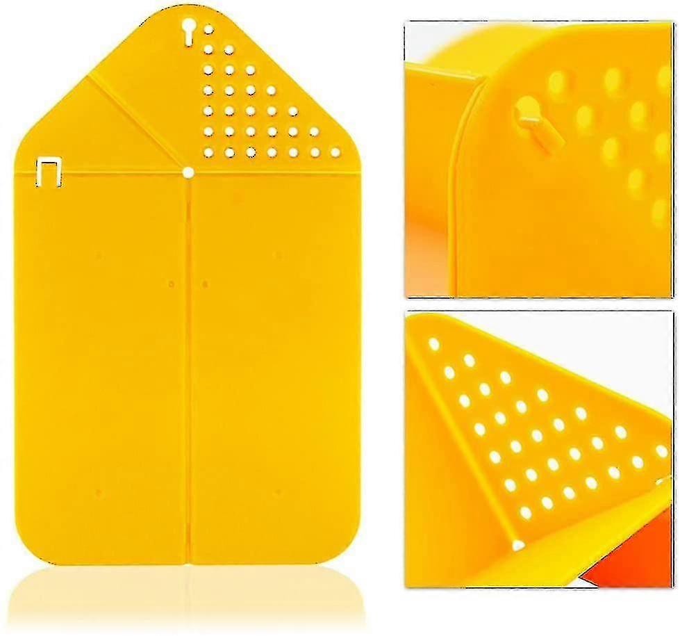 Folding Chopping Boards, Plastic Chopping Board With Drainage Function, Multifunctional Folding Chopping Board For Kitchen And Picnic (1pc)