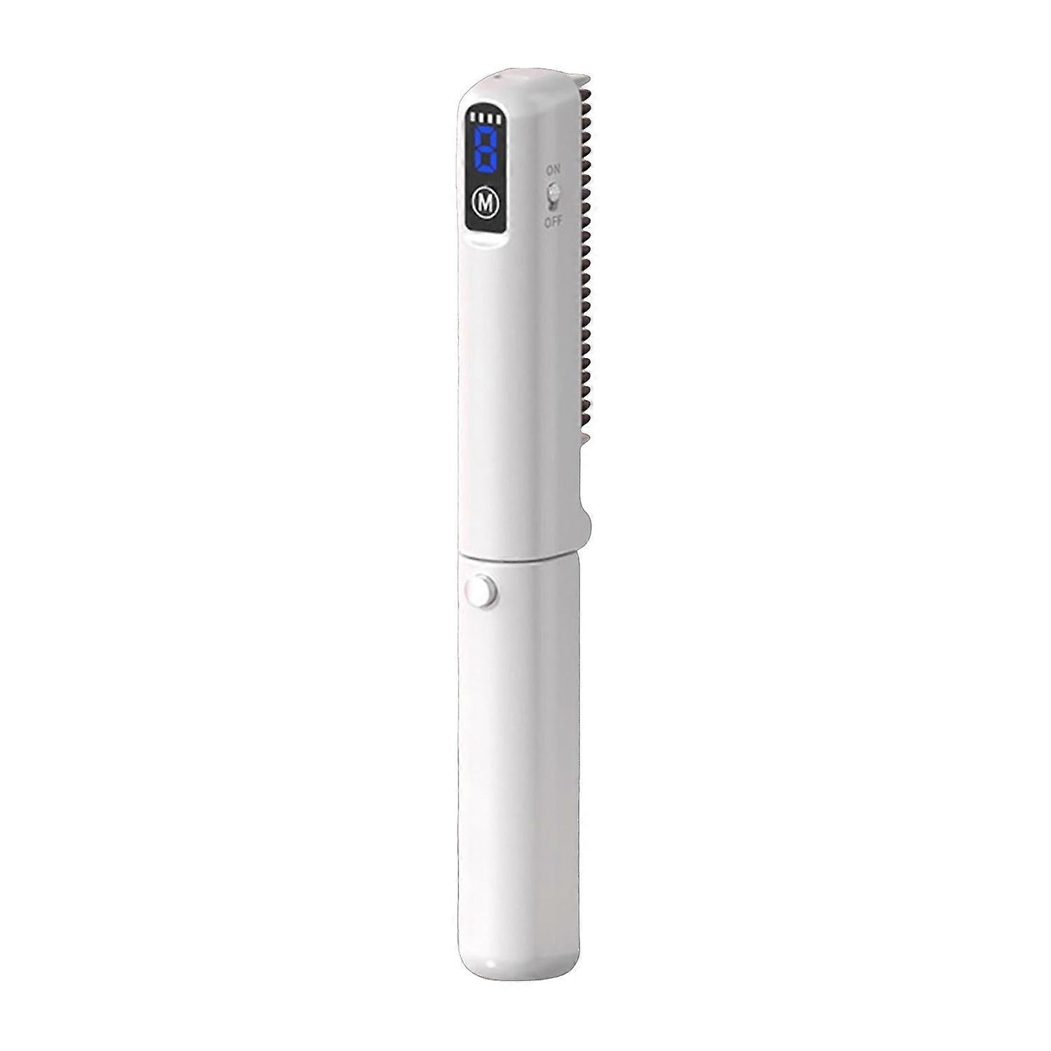 Pettine pieghevole per piastra per capelli 3 temperature Display a LED Riscaldamento rapido USB ricaricabile da viaggio