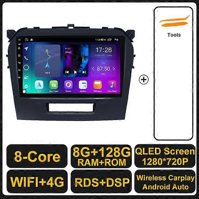 Android 11 For Suzuki Vitara 2015 - 2019 Car Radio Stereo Multimedia Video Player Navigation GPS Wireless Carplay DSP RDS