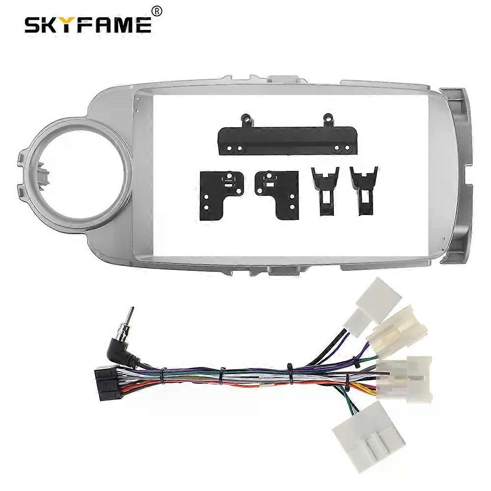 Applies to Car Frame Fascia Adapter Android Radio Dash Fitting Panel Kit For Toyota Yaris Vios