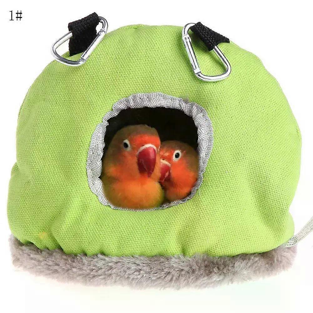 Pet Bird Προμήθειες Γύρος Ζεστό Φωλιά πουλιών Παπαγάλος Bird House Βαμβάκι αιώρα Κλουβί πουλιών Parakeet Budgie Hut Σκηνή Κρεβάτι Κρεμαστό σπήλαιο 2024