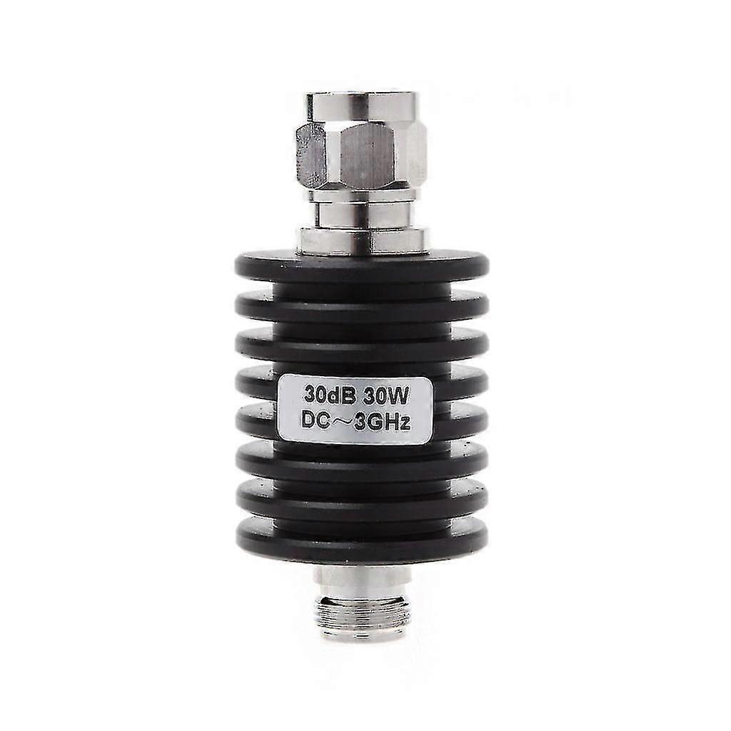 30w N Type Dc-3ghz Coaxial Fixed Attenuator Frequency 3ghz N Fixed Connectors