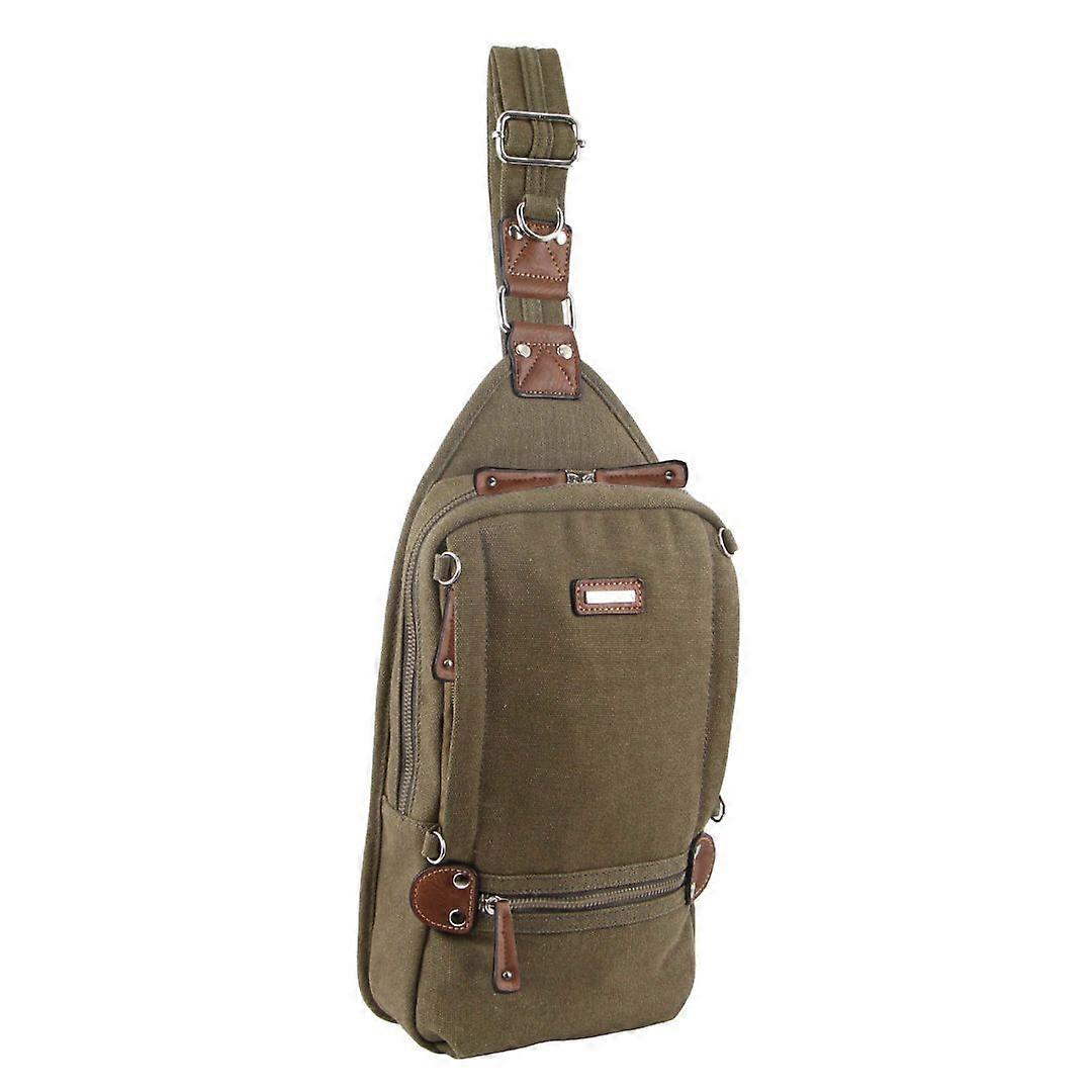 Pierre Cardin Canvas Cross Body Bag Travel Shoulder Sling