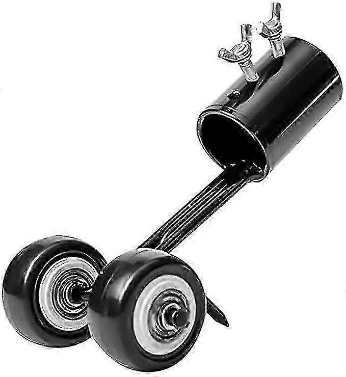 Weeding Tool With Wheels, Crevice Weeder, Straight Head Manual Weeding Tool
