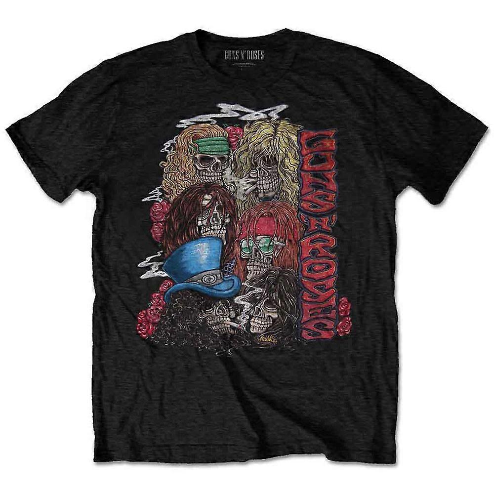 Guns N' Roses Stacked Skulls T Shirt