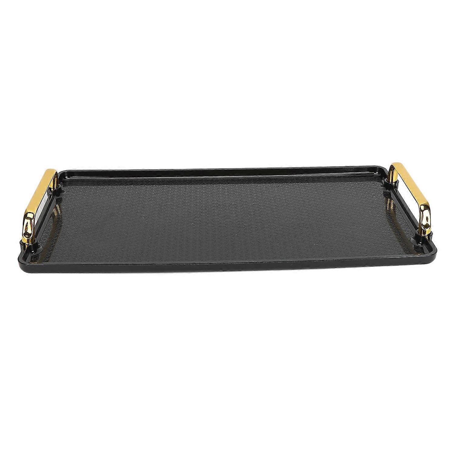 Large Handle Tray Double Ear Plastic Tray Rectangular Stable Multifunctional Tray for Displaying Bea
