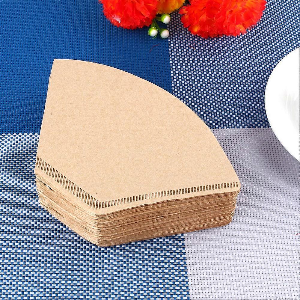 100x Unbleached Coffee Filter Papers Cones Cups Brewer Espresso Strainer Dripper