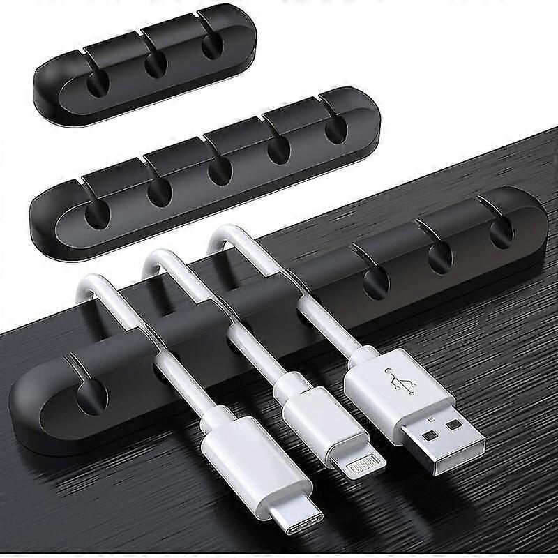 3-pack Cable Holders, Wire Organizers, Cable Management, Cable Storage For Usb Charger/mouse/headphone/pc Cables