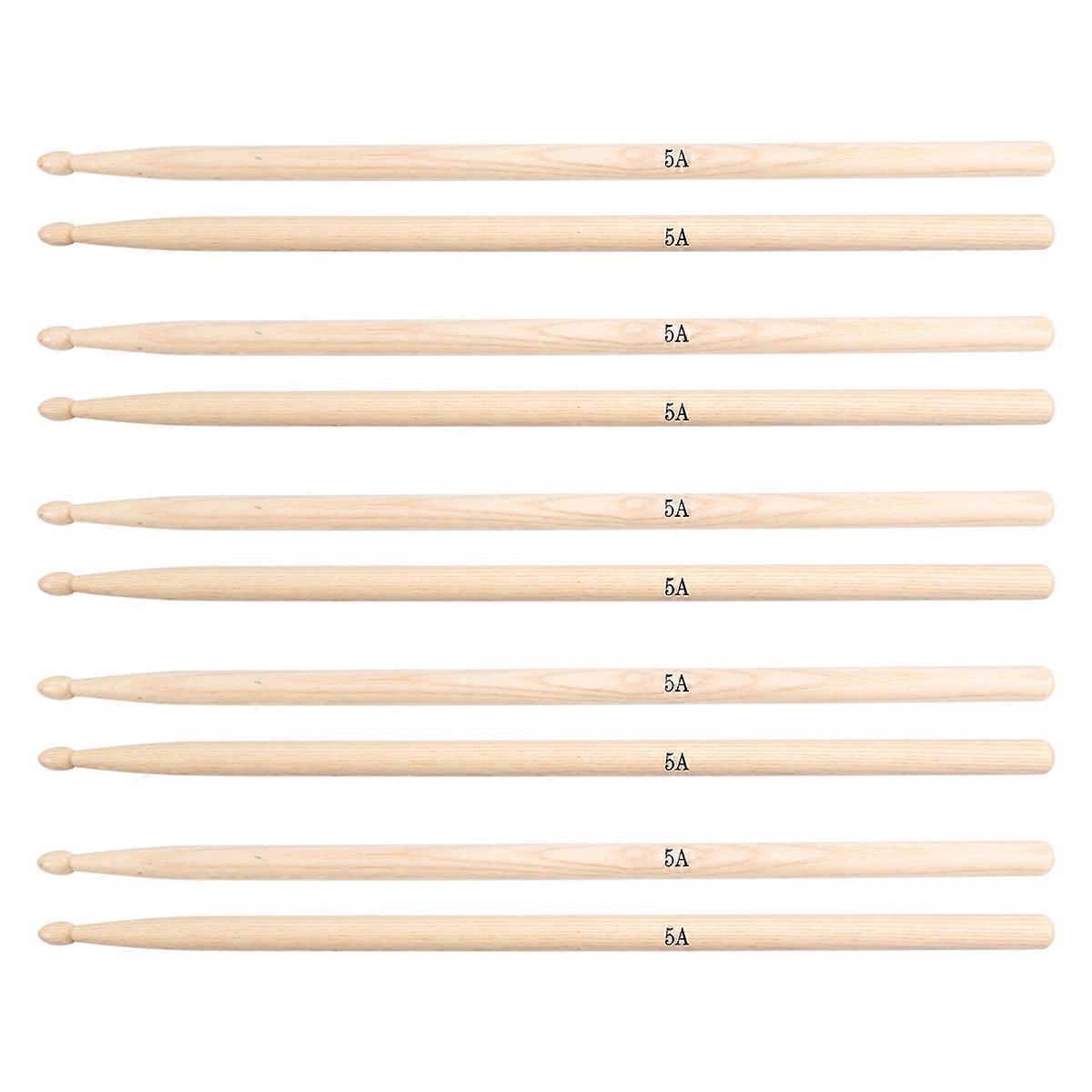 Drum Stick 5A Jazz Drumstick Stick Practice Teaching Solid Wood Drum Stick Drum Stick for Kids Percussion Instruments