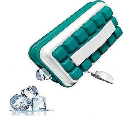 Stackable Silicone Ice Cube Tray with Touch-Free Serving and Easy Clean Design