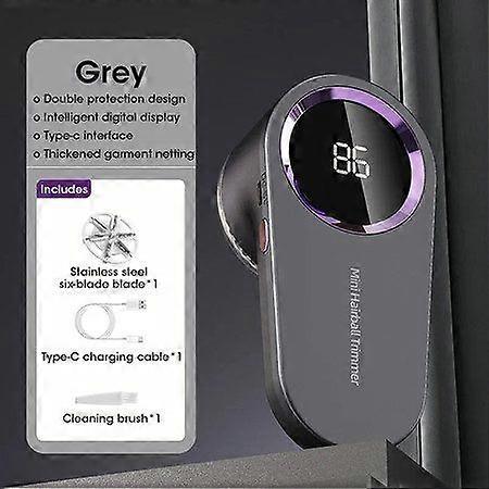 Electric Lint Remover with LED Display - Portable USB Rechargeable Fabric Defuzzer for All Clothing Types