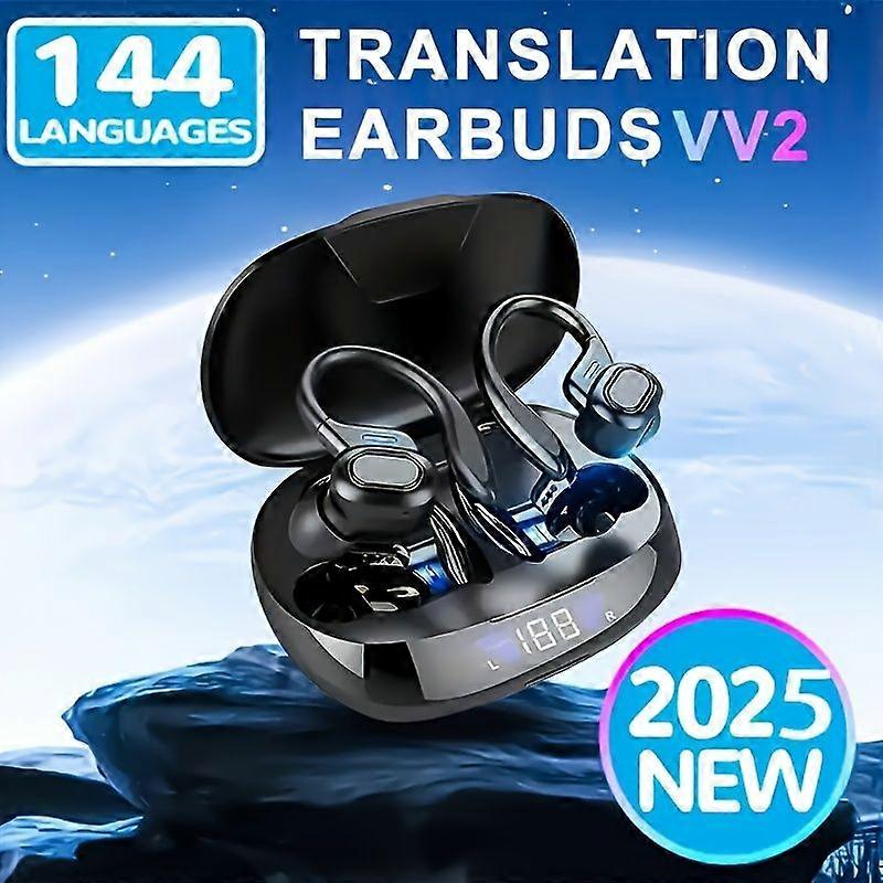 Smart wireless earphones support simultaneous interpretation in 144 languages and are equipped with voice assistants to provide accurate real-time voi