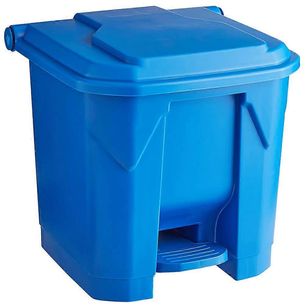 32 Quart Rectangular Pedal Trash Can with Lid - 8 Gallon Kitchen Trash Can and Recycling Waste Basket.