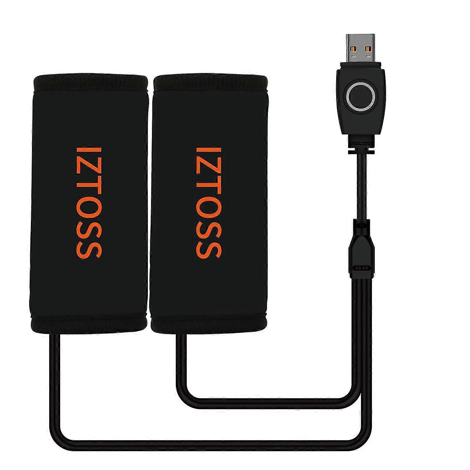 Motorcycle Handlebar Grips USB Power Heated Handle Bar Heater Warmer Scooter Removable Grips for 22-30mm