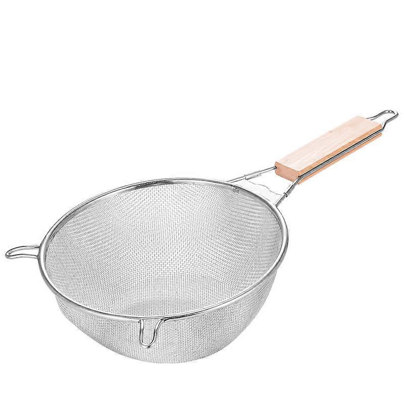 8-Inch Medium Mesh Strainer, Single-Layer Kitchen Sieve, 8-Inch Diameter, Medium Mesh Sieve