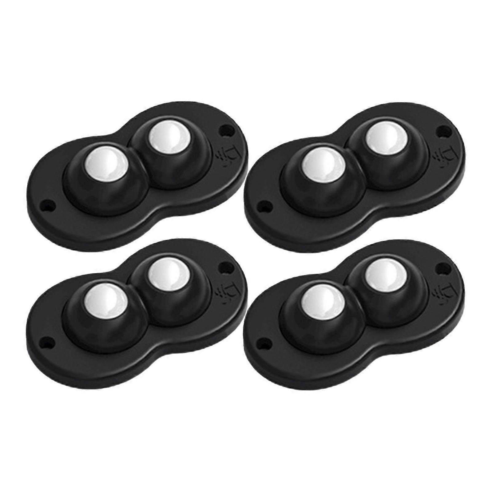 360 Degree Rotation Wheel Set Self Adhesive Sticky Mini Swivel Wheels for Small