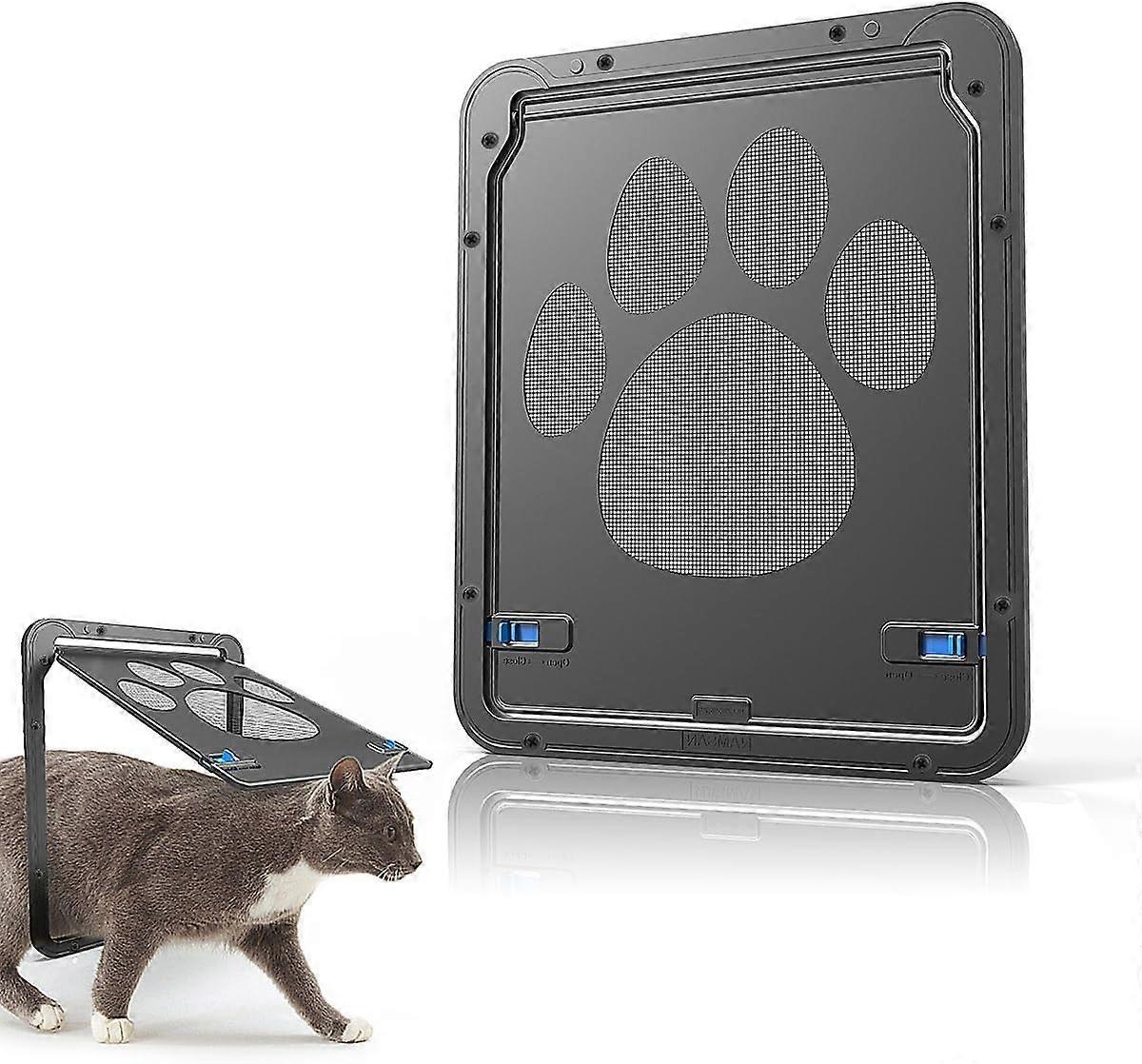 Dog Cat Flap Easy To Install Locking Cat Flaps Pet Door (29cm X 24cm)