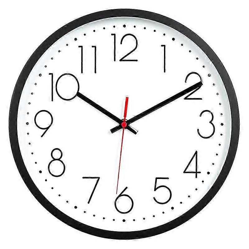 Wall Clock No Ticking Silent Round Quiet Modern Clock Decoration