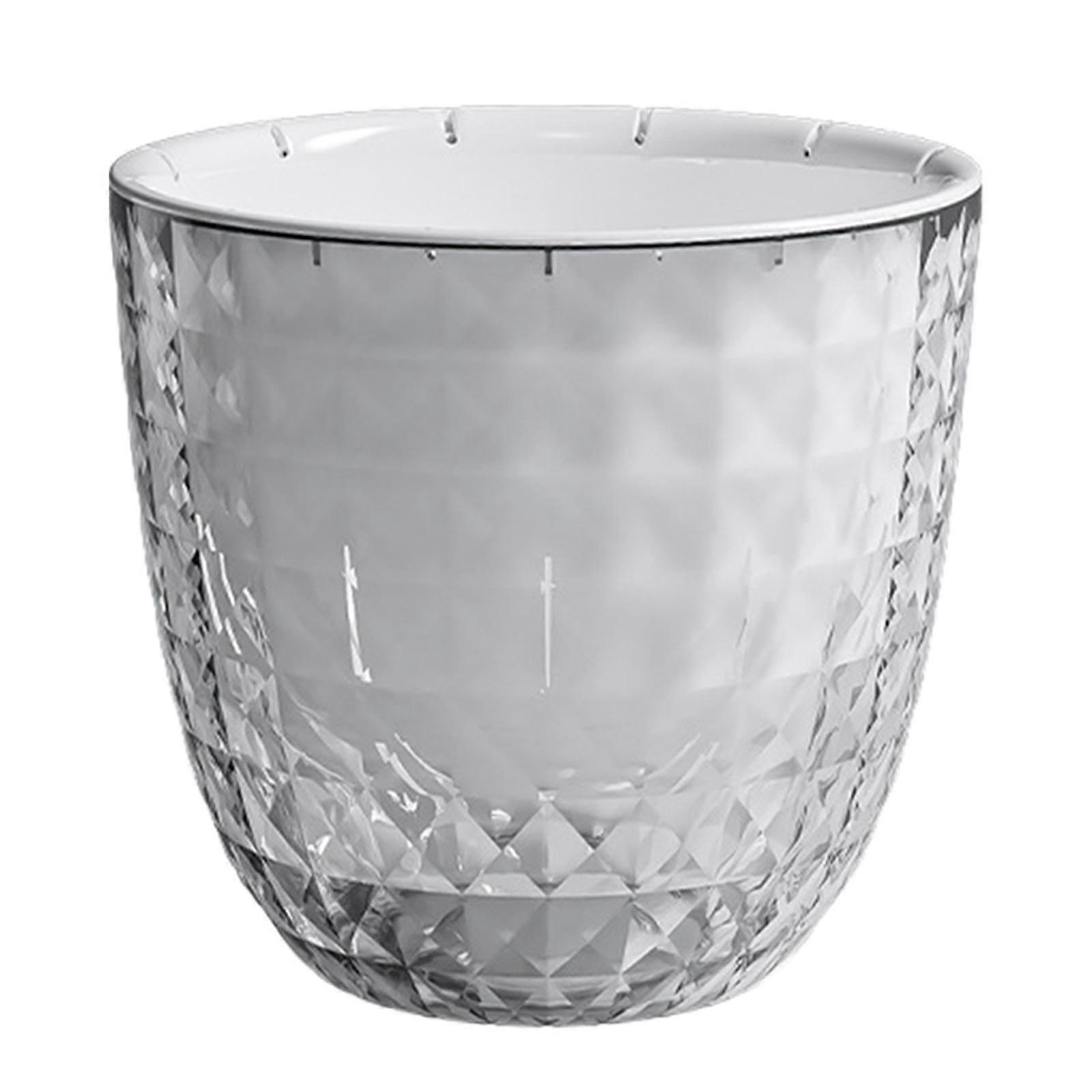 Self Watering Flower Planter Plastic Plant Pot for Tabletop Desk Courtyard