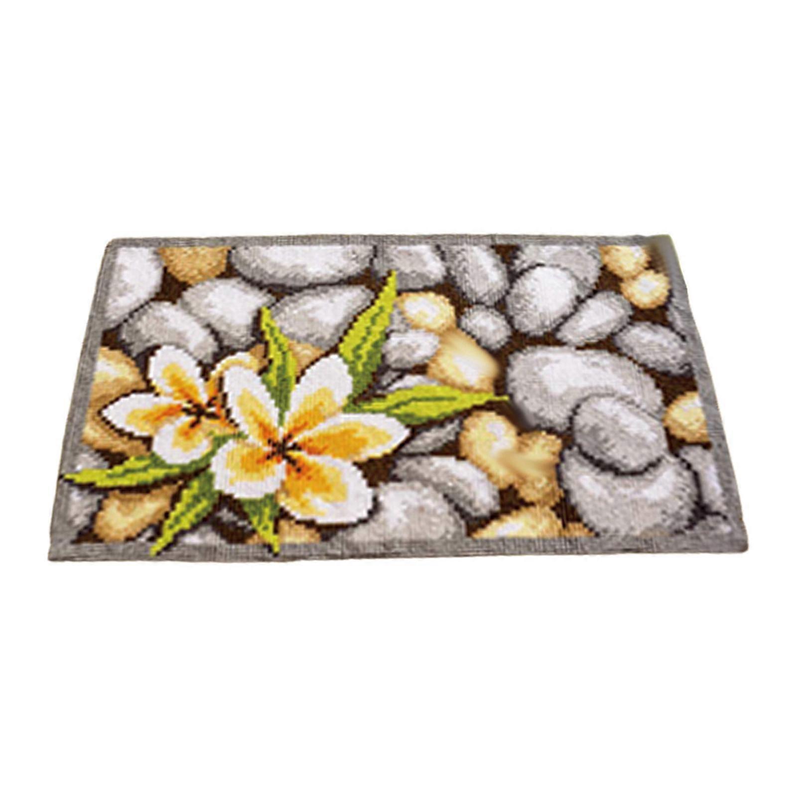 Blume Latch Hooking Teppich Kits Stickerei Teppich Handgemachtes Muster Herstellung Latch