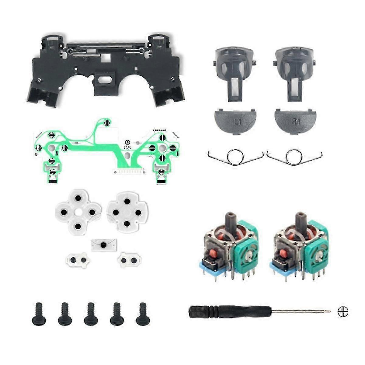 Kit Joystick 3D per Console di Gioco 040 L1 R1 L2 R2 Pulsante di Innesco Gomma Conduttiva Pellicola Conduttiva F bs