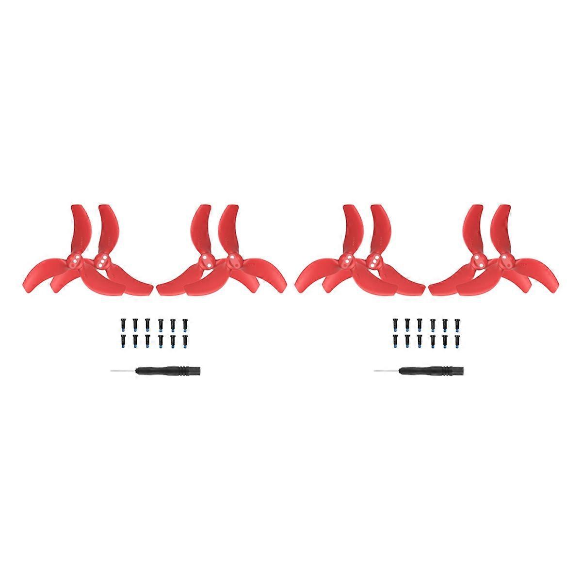 4 Pairs Propeller for Avata 2 3032S Color Blade Wing Red