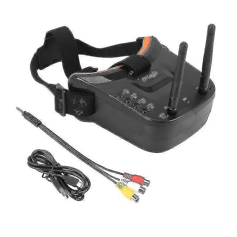 Mini Fpv Goggles 3 Inch 480x320 Display Double Antenna Recept 5.8g 40ch With For Rc Fpv Racing Dr Qu