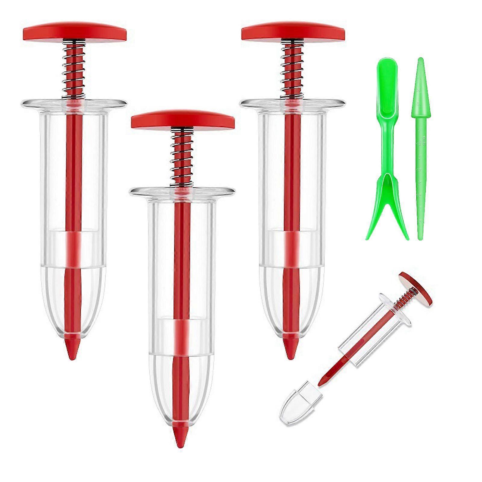 Hand Sowing Tool Mini Seeder Set Manual Seeds Dispenser Handheld Garden Sower And Dibber Planting Tool for Tiny Seeds Gardeners